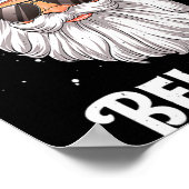 Dont Stop Believin Santa Funny Christmas Boys Kid  ポスター (角)