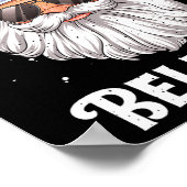 Dont Stop Believin Santa Funny Christmas Boys Kid  ポスター (角)