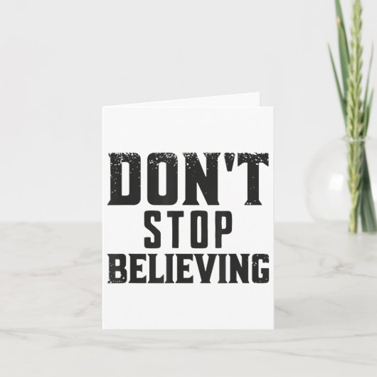 Don't Stop Believing Motivation  カード (正面)
