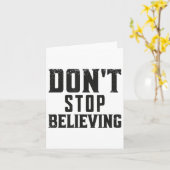 Don't Stop Believing Motivation  カード (黄色い花)