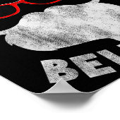 Don't Stop Believing Santa Cool Gles Christmas  ポスター (角)