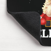 Don't Stop Believing Santa Funny Santa Claus Face  マウスパッド (コーナー)