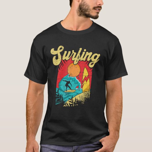 Don't Stop Surfing Extreme Sports Sea Waves Surfer Tシャツ (正面)