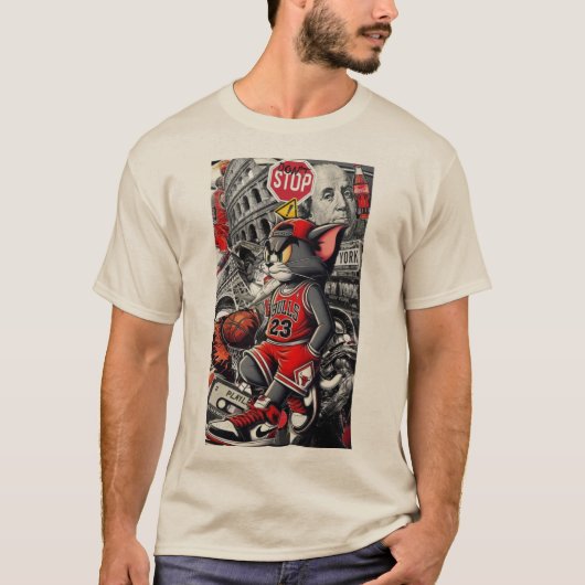 . "Don't Stop the Hustle" Tシャツ (正面)