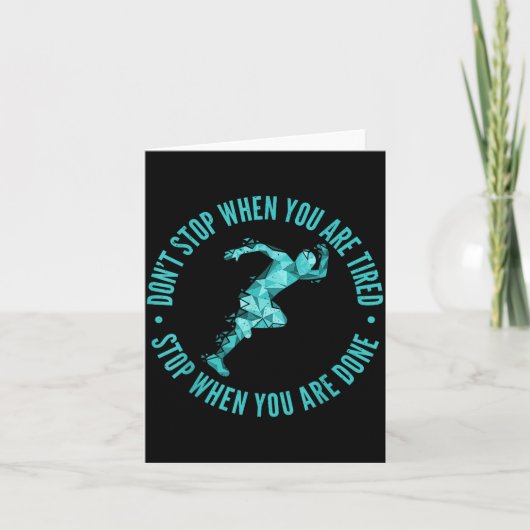 Dont Stop When You Are Tired Stop When You Are Don カード (正面)