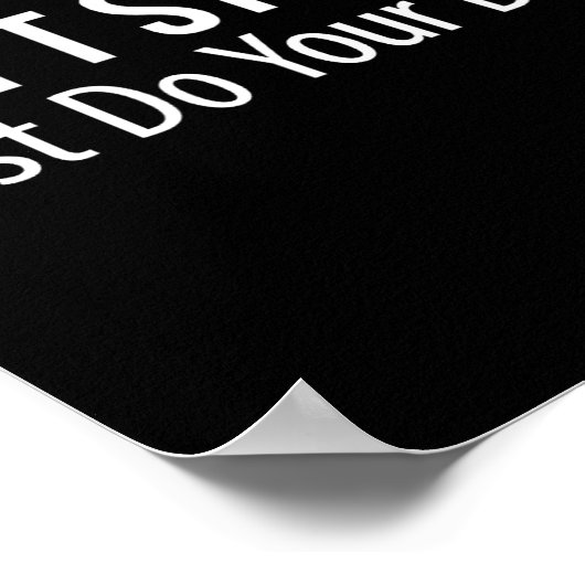 Don't Stress - Just Do Your -  ポスター (角)