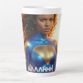 DON'T STRESS ME カフェラテマグ (正面)