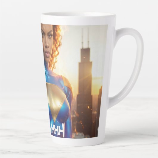 DON'T STRESS ME カフェラテマグ (右)