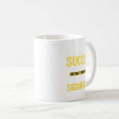 Don't Succeed Statistically Significant Science Pu コーヒーマグカップ (正面右)