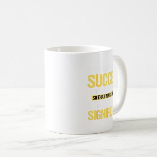 Don't Succeed Statistically Significant Science Pu コーヒーマグカップ (正面右)