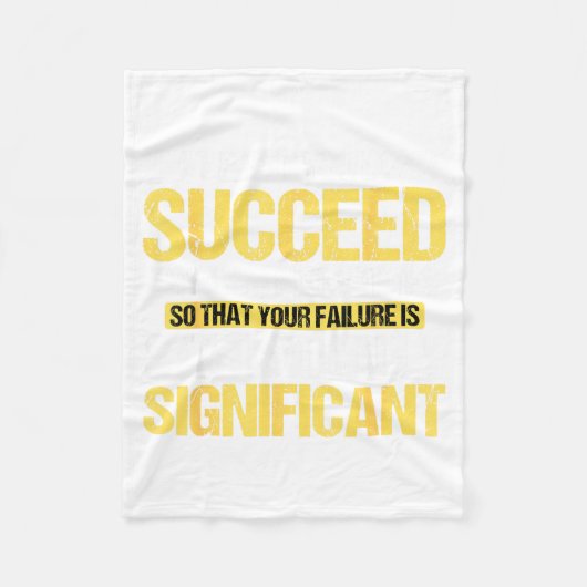 Don't Succeed Statistically Significant Science Pu フリースブランケット (正面)