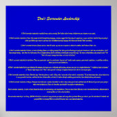 Don't Surrender Leadership - Customized ポスター (正面)