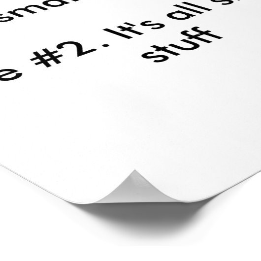 Dont Sweat The Small Stuff  ポスター (角)