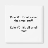 Dont Sweat The Small Stuff  マグネット (正面)