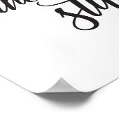 Don't sweat the small stuff art print ポスター (角)