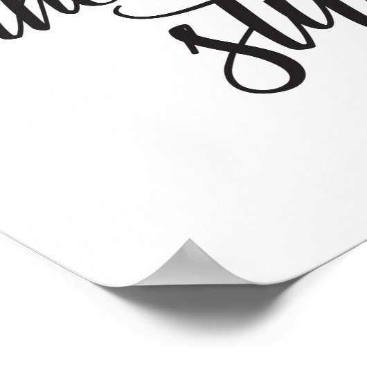 Don't sweat the small stuff art print ポスター (角)