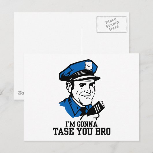 Don't Taase Me Broはがき ポストカード (正面/裏面)