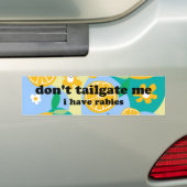 don't tailgate me funny meme bumper sticker バンパーステッカー (車上)