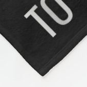 Don't Take Me To Your Leader Funny Alien  フリースブランケット (角)