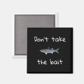 Dont Take The Bait Mullet Fish Artwork Painting  マグネット (正面/裏面)