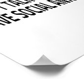 Don't Talk To Me I Have Social Anxiety Introvert F ポスター (角)