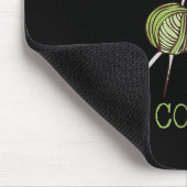 Don't Talk To Me I'm Counting Crochet Knitting Quo マウスパッド (コーナー)