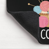 Don't Talk To Me I'm Counting - Funny Knitter Gift マウスパッド (コーナー)