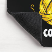 Don't Talk To Me I'm Counting _ Funny Knitting Cro マウスパッド (コーナー)