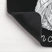 Don't Talk To Me I'm Counting Knitting Lover Funny マウスパッド (コーナー)