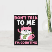 Don't Talk To Me I'm Counting Knitting Yarn Knit K カード (正面)