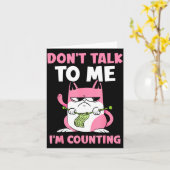 Don't Talk To Me I'm Counting Knitting Yarn Knit K カード (黄色い花)
