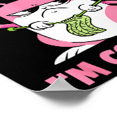 Don't Talk To Me I'm Counting Knitting Yarn Knit K ポスター (角)