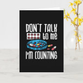 Don't Talk To Me I'm Counting Pharmacist Pharmacy カード (黄色い花)