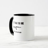 Dont Talk to Me Mug マグカップ (正面左)
