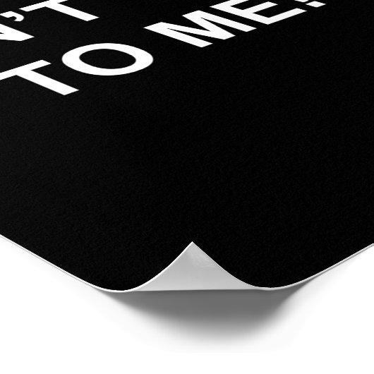 Don't Talk To Me Secret Masked Performer  ポスター (角)