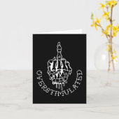 Don't Talk To Me When I'm Overstimulated - Front A カード (黄色い花)