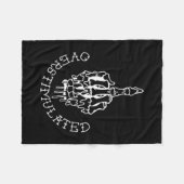 Don't Talk To Me When I'm Overstimulated - Front A フリースブランケット (正面(横))