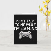 Don't Talk To Me While I'm Gaming Video Games  カード (黄色い花)
