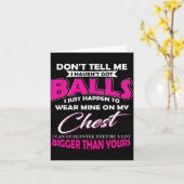 Don't Tell Me I Haven't Got I Just Happen To Wear  カード (黄色い花)