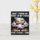 Don't Throw My Past In My Face I Know What The For カード (黄色い花)