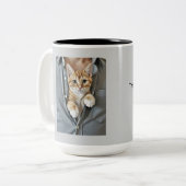 Don't Touch, Awesome Cat Dad,  ツートーンマグカップ (正面左)