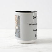 Don't Touch, Awesome Cat Dad,  ツートーンマグカップ (中央)