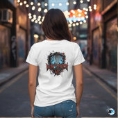 "Don't Touch Me - I Am A 440 Volt" Funny Horrible  Tシャツ