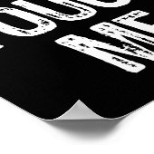 Don't Touch Me Introvert Antisocial Funny Gift Chr ポスター (角)