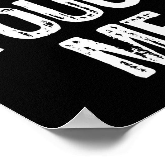 Don't Touch Me Introvert Antisocial Funny Gift Chr ポスター (角)