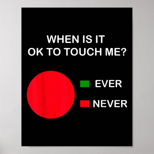 Don't Touch Me - Never Touch Me Circle Graph Intro ポスター (正面)