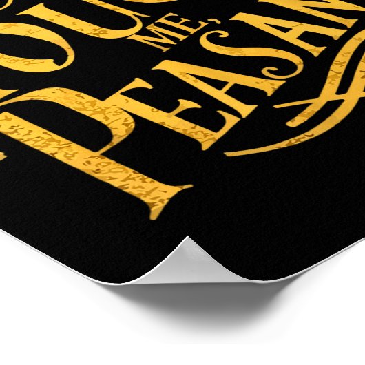 Don't Touch Me Peasant Funny Peasants  ポスター (角)