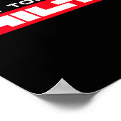 Dont Touch My Hilti Construction Site Fan Clothing ポスター (角)