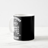 Don't Touch My Morning Coffee Funny Caffeine Quote コーヒーマグカップ (正面左)