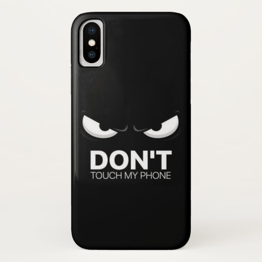 DON'T TOUCH MY PHONE Case-Mate iPhoneケース (裏面)